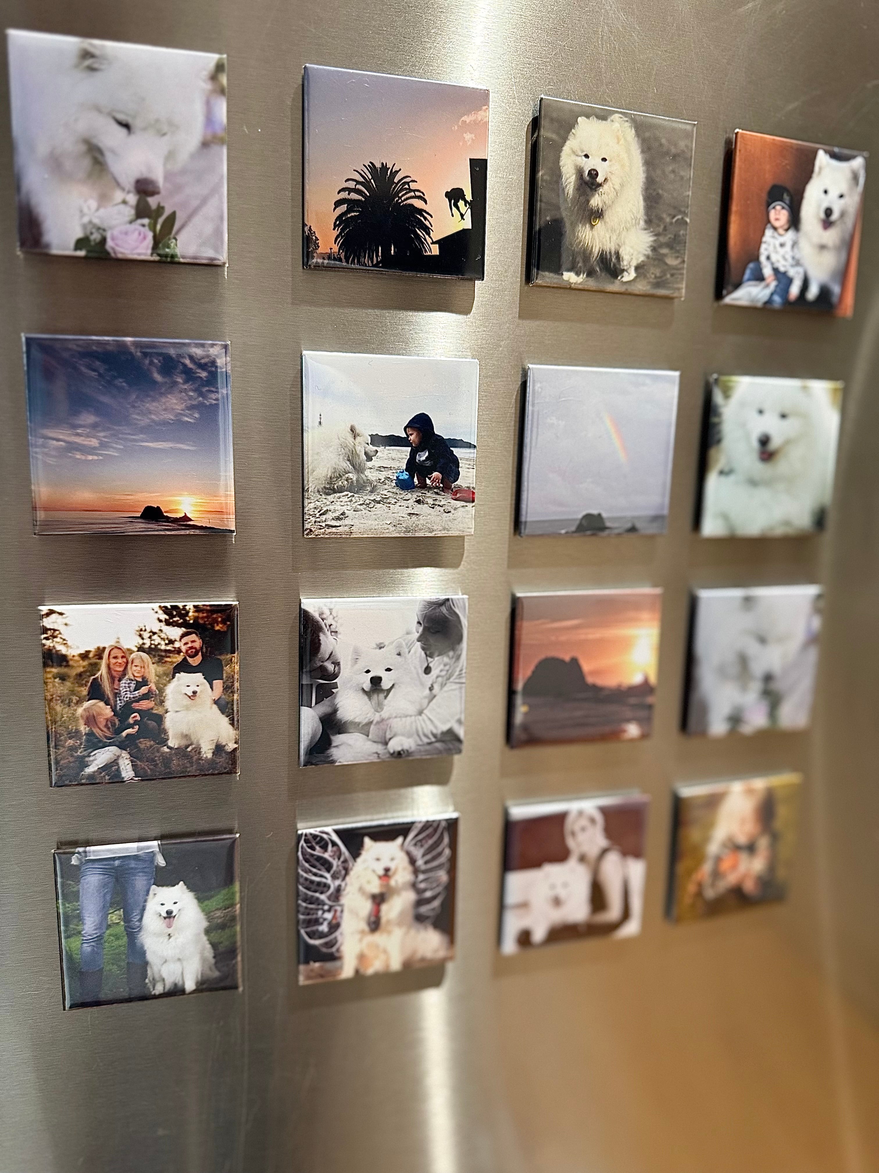 Custom meaningful photo magnets 